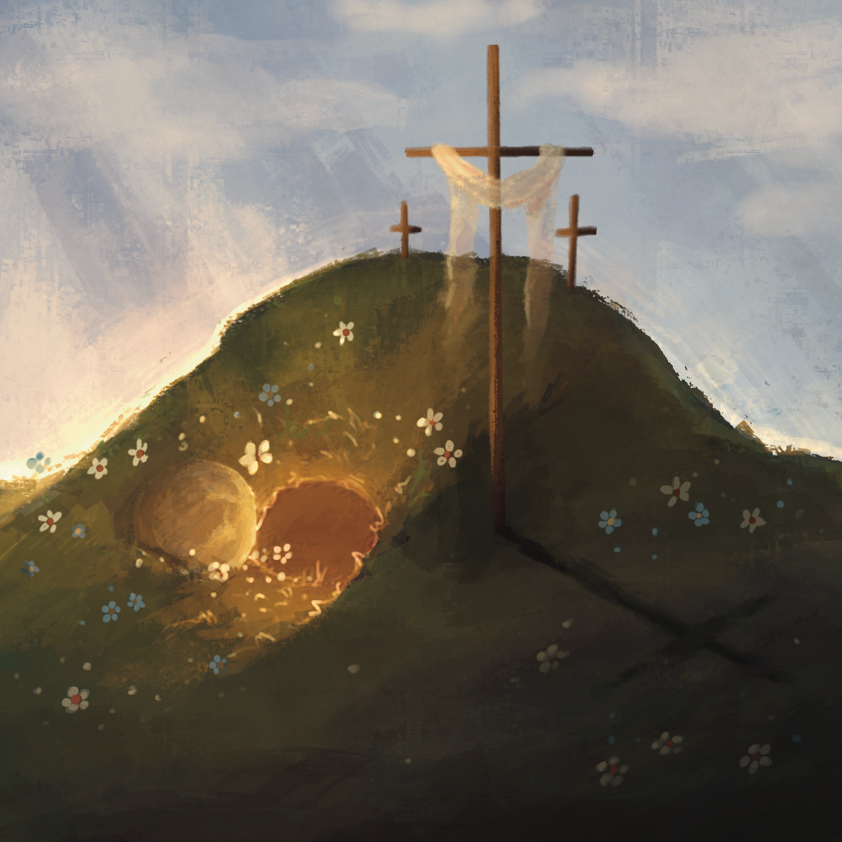 Golgotha Defeated | Digital Print Download