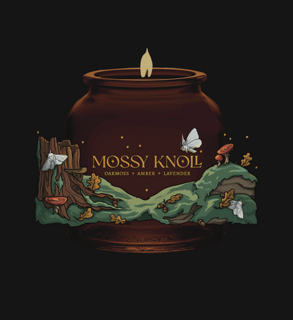 Mossy Knoll | 8oz Apothecary Soy Candle