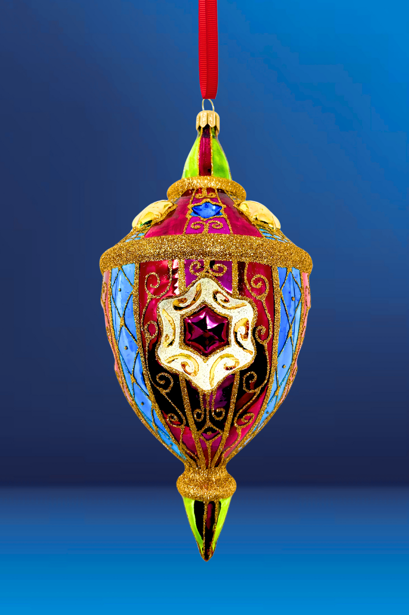 Venetian Carretto Glass Christmas Ornament