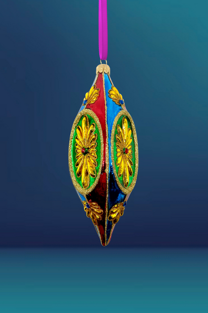 Venetian Coin Glass Ornament