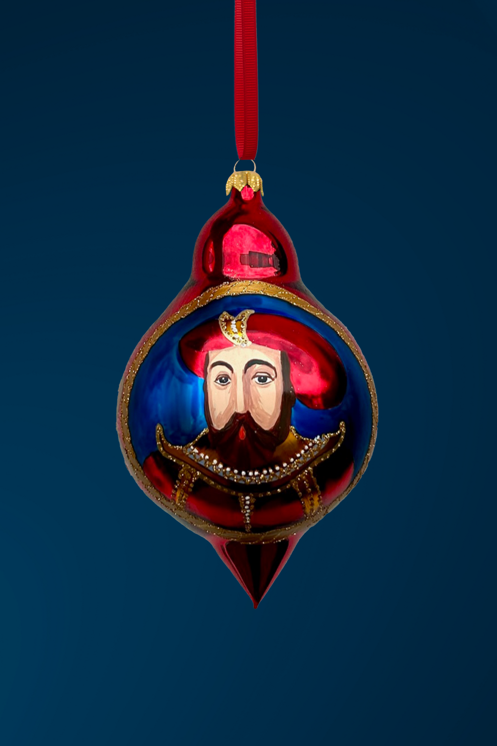 Vincenzo Sicilian Carretto Glass Bauble