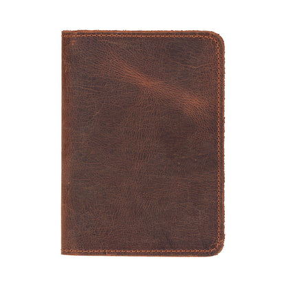 Yuma Genuine Leather Passport Wallet - Handmade Travel Document Holder