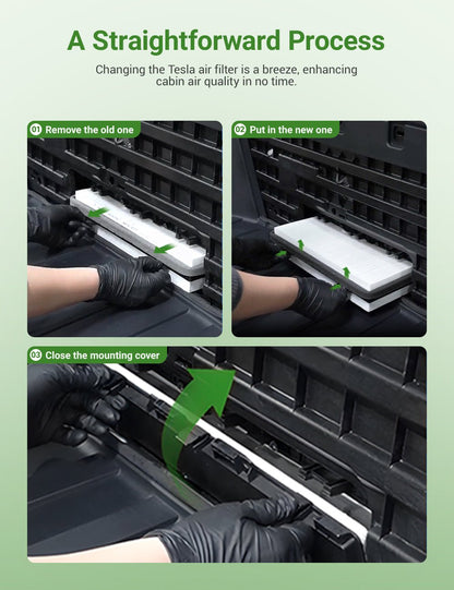 Activated Carbon Air Conditioning Filter for Cybertruck