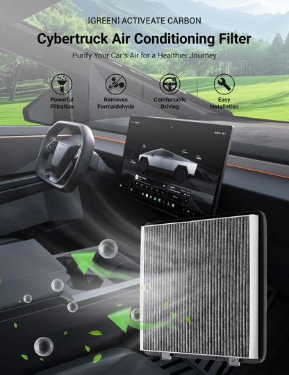 Activated Carbon Air Conditioning Filter for Cybertruck