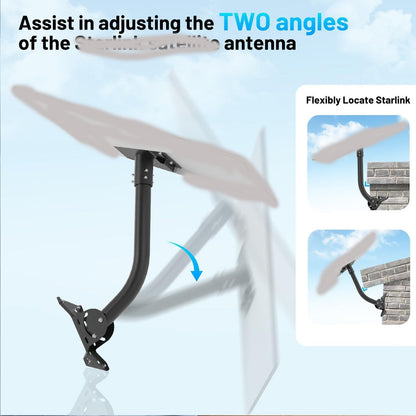 Adjustable Roof Wall Mount Kit V4 for Starlink Gen3