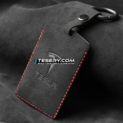 Alcantara Card Key Holder for Tesla Model 3/Y
