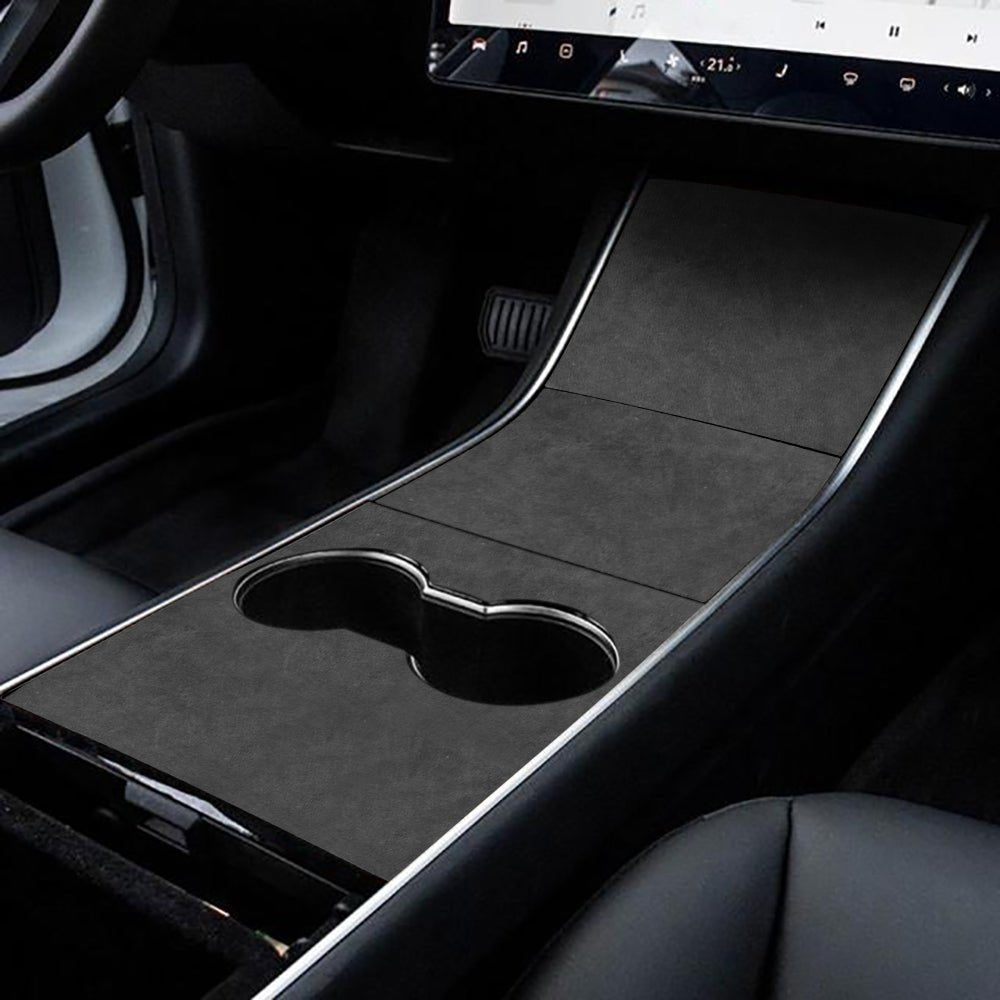 Alcantara Central Control Panel Sticker for Tesla Model 3