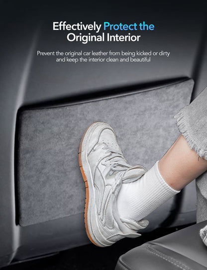 Alcantara Seat Back Protector for Model 3 Highland & New Model Y