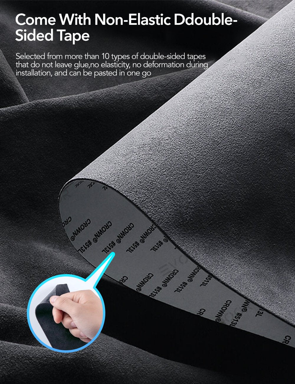 Alcantara Seat Back Protector for Model 3 Highland & New Model Y