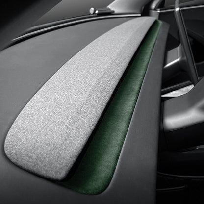 Alcantara Spliced Dash Trim for Tesla Model 3 Highland / Model Y Juniper (2PCS)