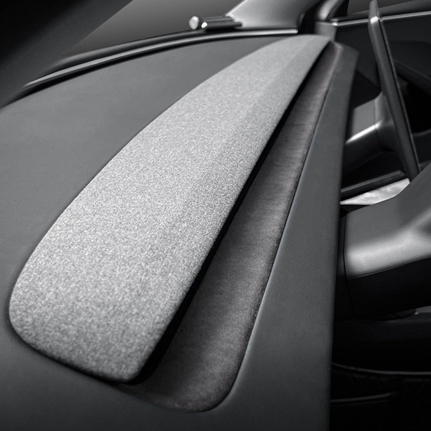 Alcantara Spliced Dash Trim for Tesla Model 3 Highland / Model Y Juniper (2PCS)