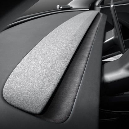 Alcantara Spliced Dash Trim for Tesla Model 3 Highland / Model Y Juniper (2PCS)