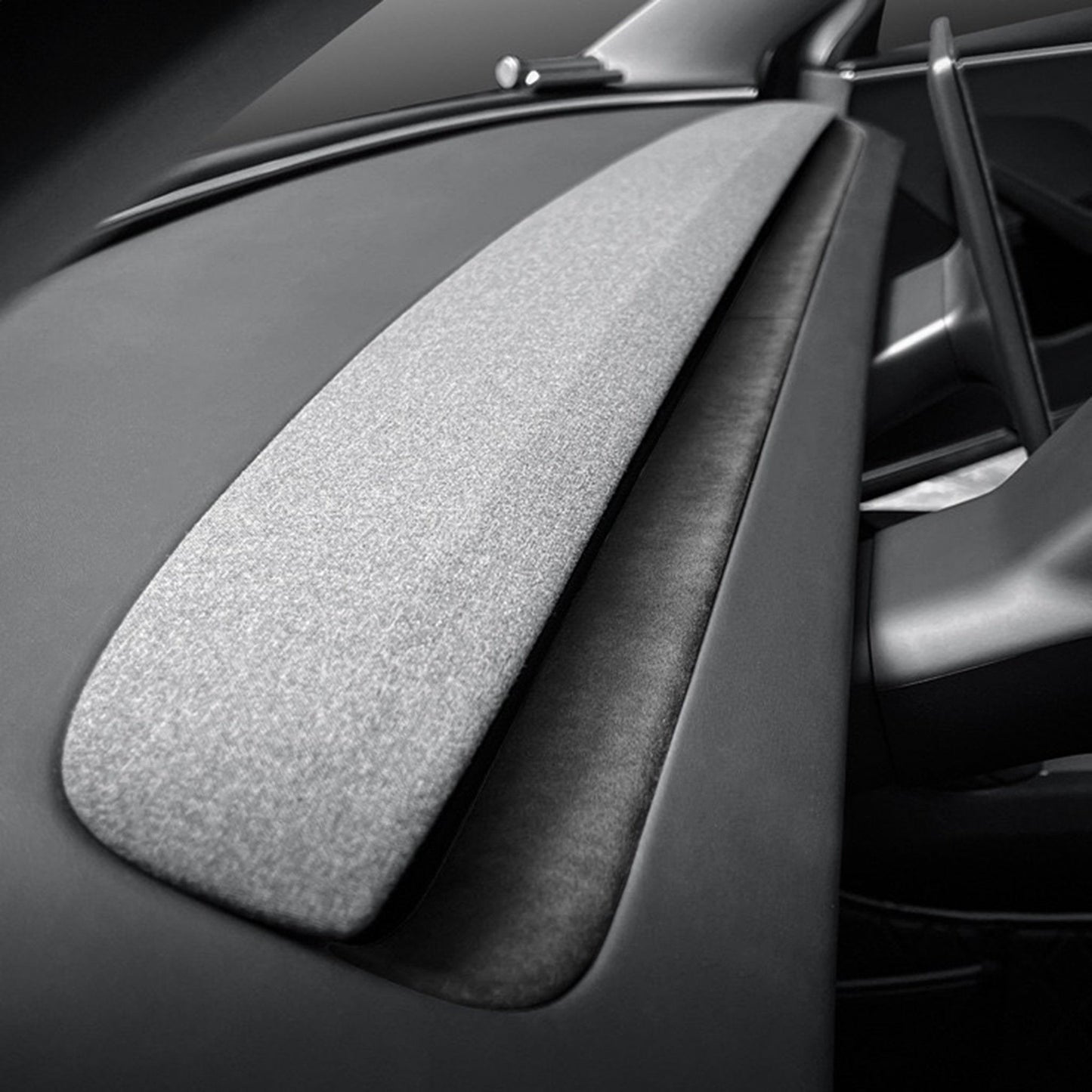 Alcantara Spliced Dash Trim for Tesla Model 3 Highland / Model Y Juniper (2PCS)