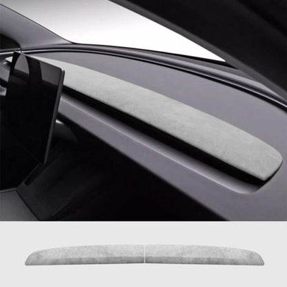 Alcantara Spliced Dash Trim for Tesla Model 3 Highland / Model Y Juniper (2PCS)