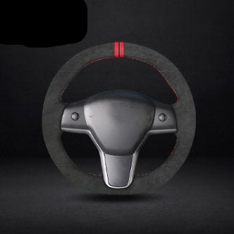 Alcantara Steering Wheel Cover for Tesla Model S / Model X