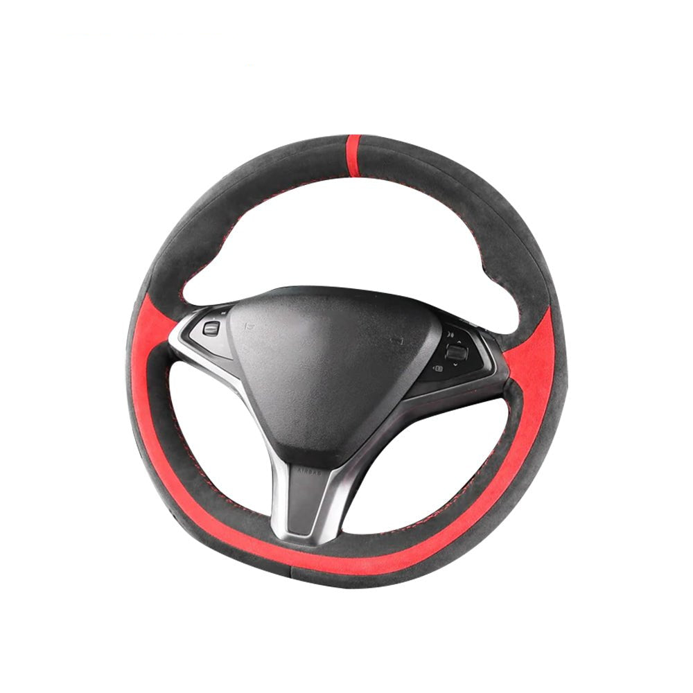 Alcantara Steering Wheel Cover for Tesla Model S / Model X