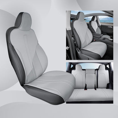 All Season Nappa Leather Seat Cover for Tesla Model 3/Y