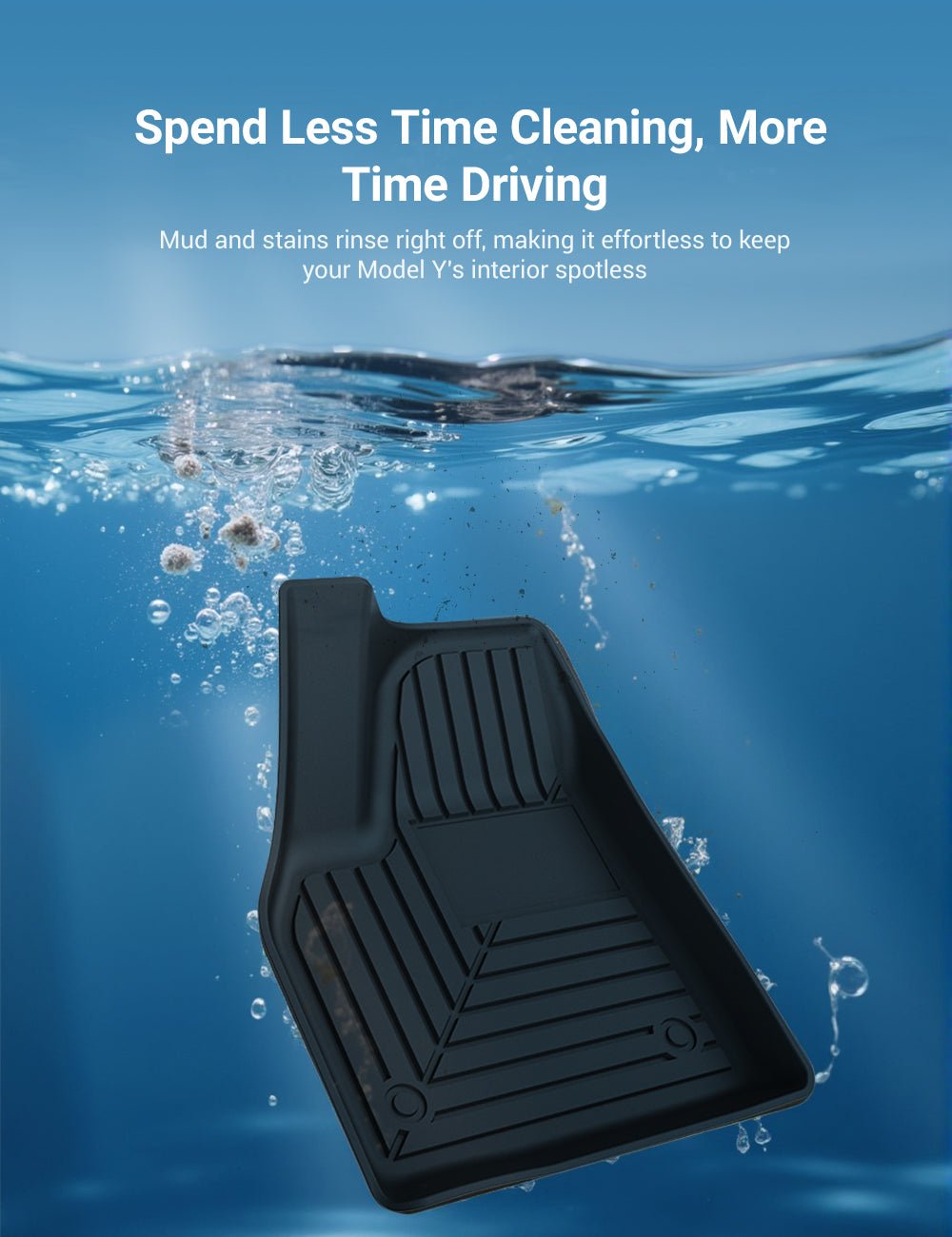 All Weather/Season TPE Floor Mats for Model Y Juniper