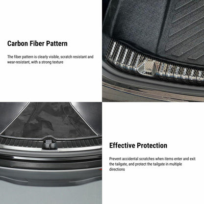 Anti-scratch Rear Bumper Protector for Tesla Model Y 2020-2024