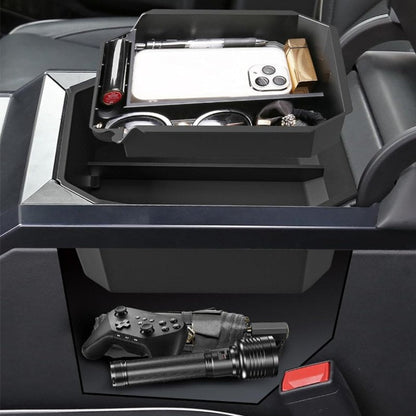 Armrest Storage Box Double Layer for Cybertruck