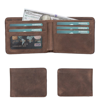 Arvada Handmade Bifold Leather Men Wallet