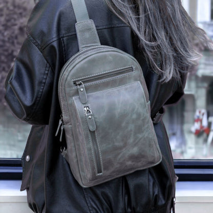 Athens Unisex Leather Cross Bag