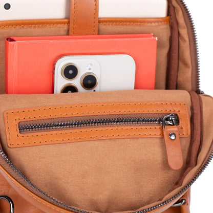 Athens Unisex Leather Cross Bag