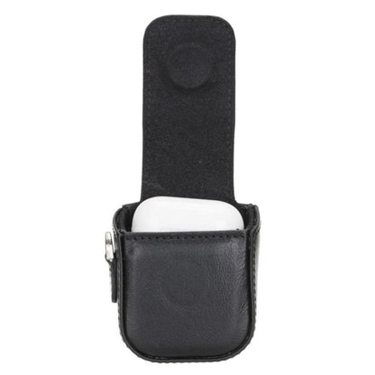 Aurora Luxury Leather AirPods Case with Attached Wrist Strap