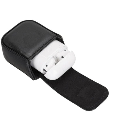 Aurora Luxury Leather AirPods Case with Attached Wrist Strap