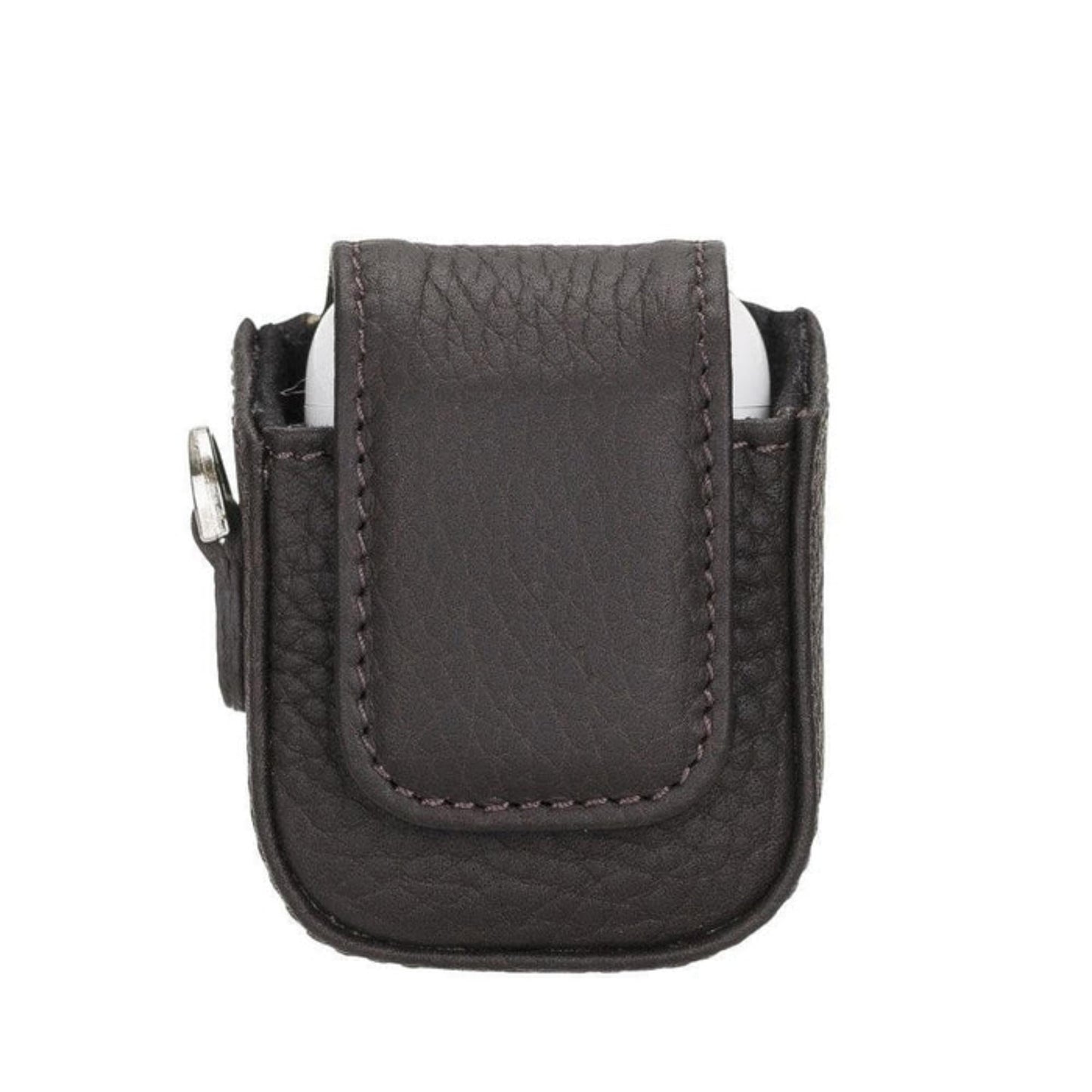 Aurora Luxury Leather AirPods Case with Attached Wrist Strap