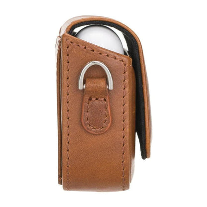 Aurora Luxury Leather AirPods Case with Attached Wrist Strap