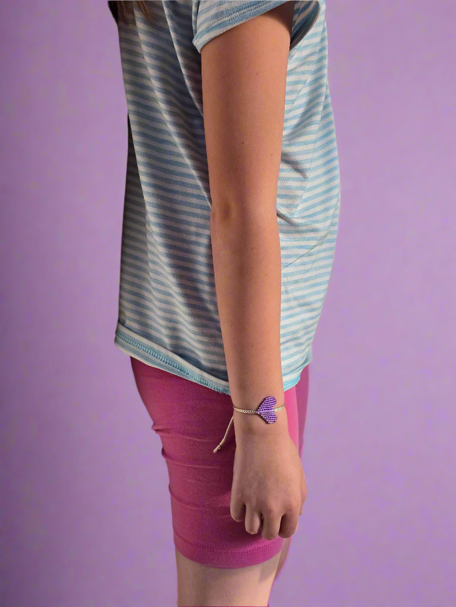 Macrame Braided Key Wristlet - Brights