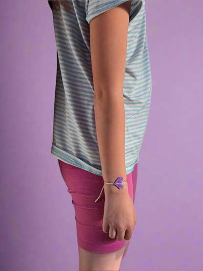 Macrame Braided Key Wristlet - Brights