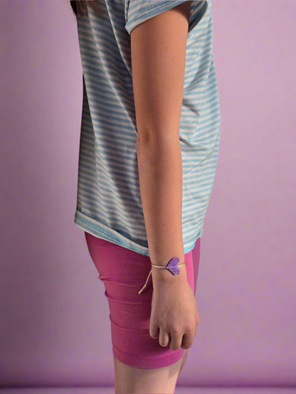 Macrame Braided Key Wristlet - Brights