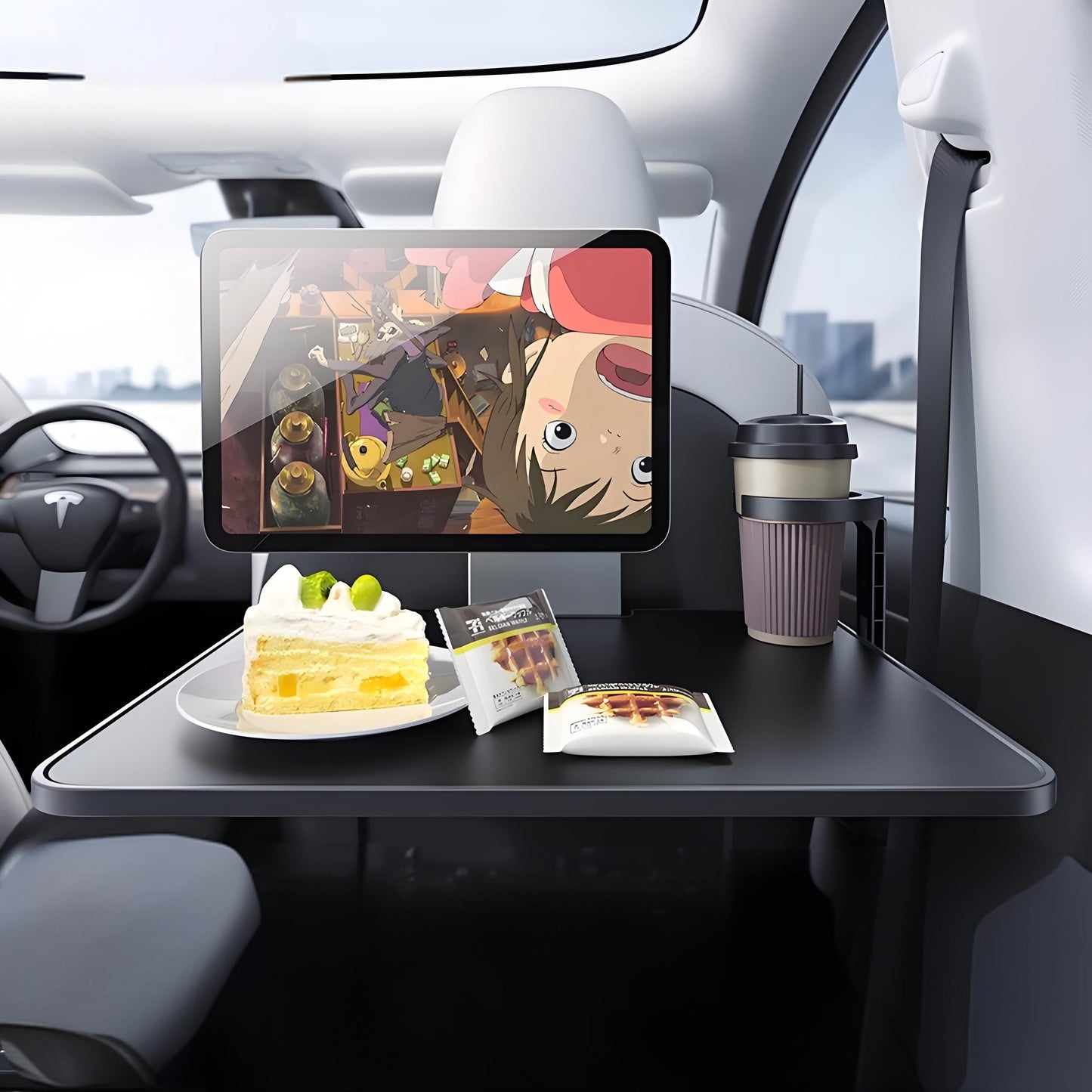 Multi-function Backseat Table Tray for Tesla Model 3/Y