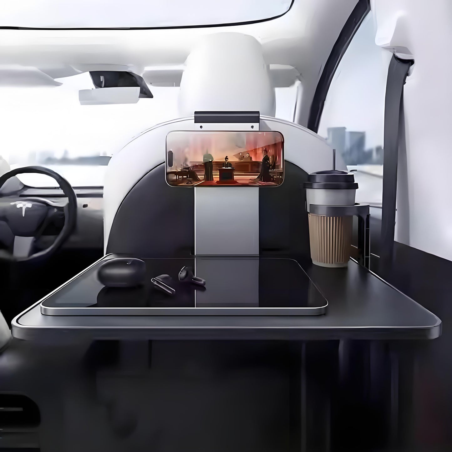 Multi-function Backseat Table Tray for Tesla Model 3/Y