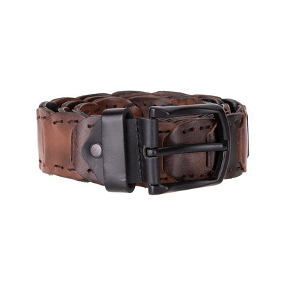 Bessemer Braided Leather Belt for Men