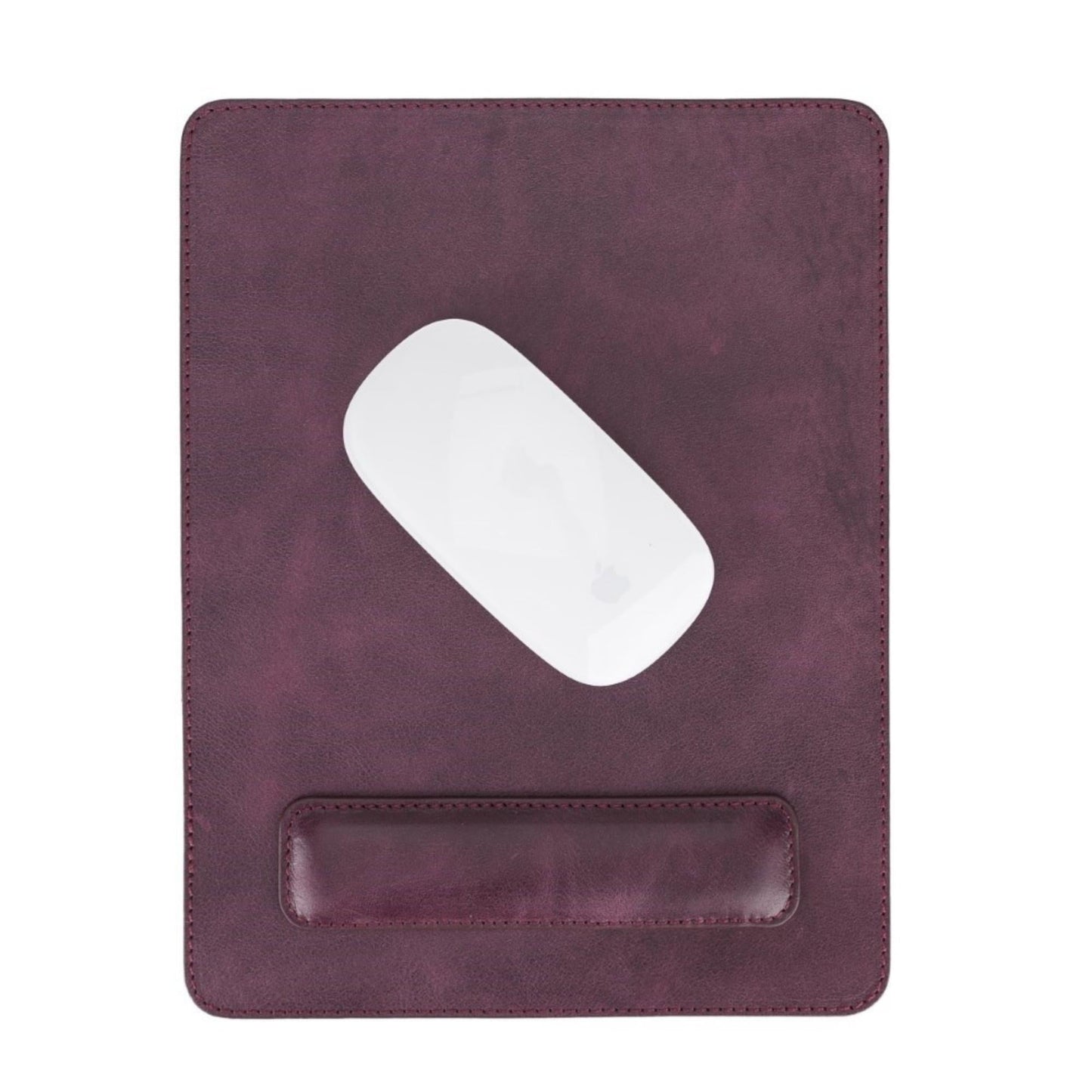 Boulder Full-Grain Leather Mouse Pad with Hand Support