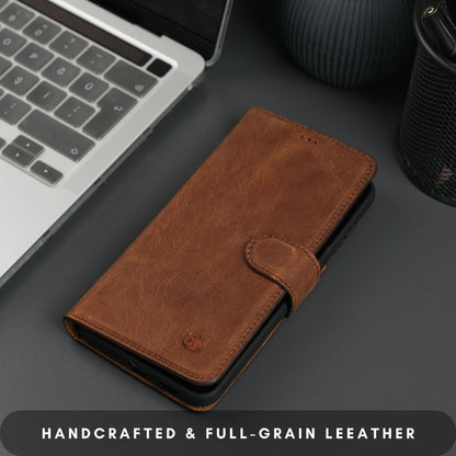 Buffalo Leather Samsung Galaxy S24 Wallet with Detachable Case