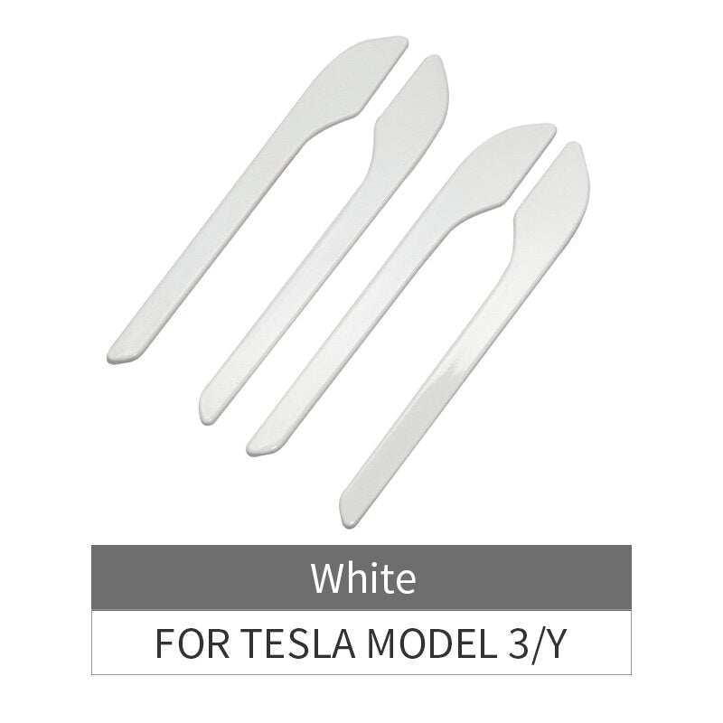Door Handle Cover Wrap Kit ABS (4Pcs ) For Tesla Model 3 2017-2020