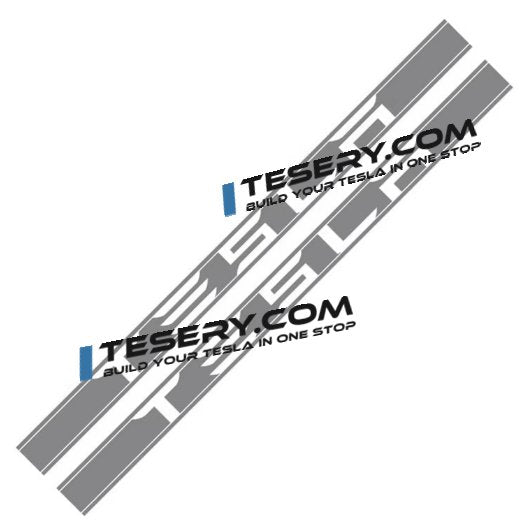 Car Door Side Skirt Stripes Sill Sticker Body Decal for Tesla Model S/3/X/Y (2pcs/set)