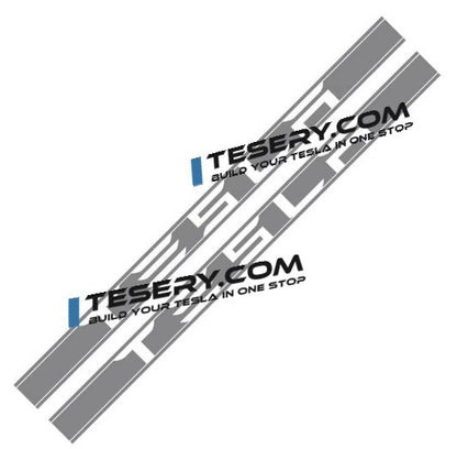 Car Door Side Skirt Stripes Sill Sticker Body Decal for Tesla Model S/3/X/Y (2pcs/set)