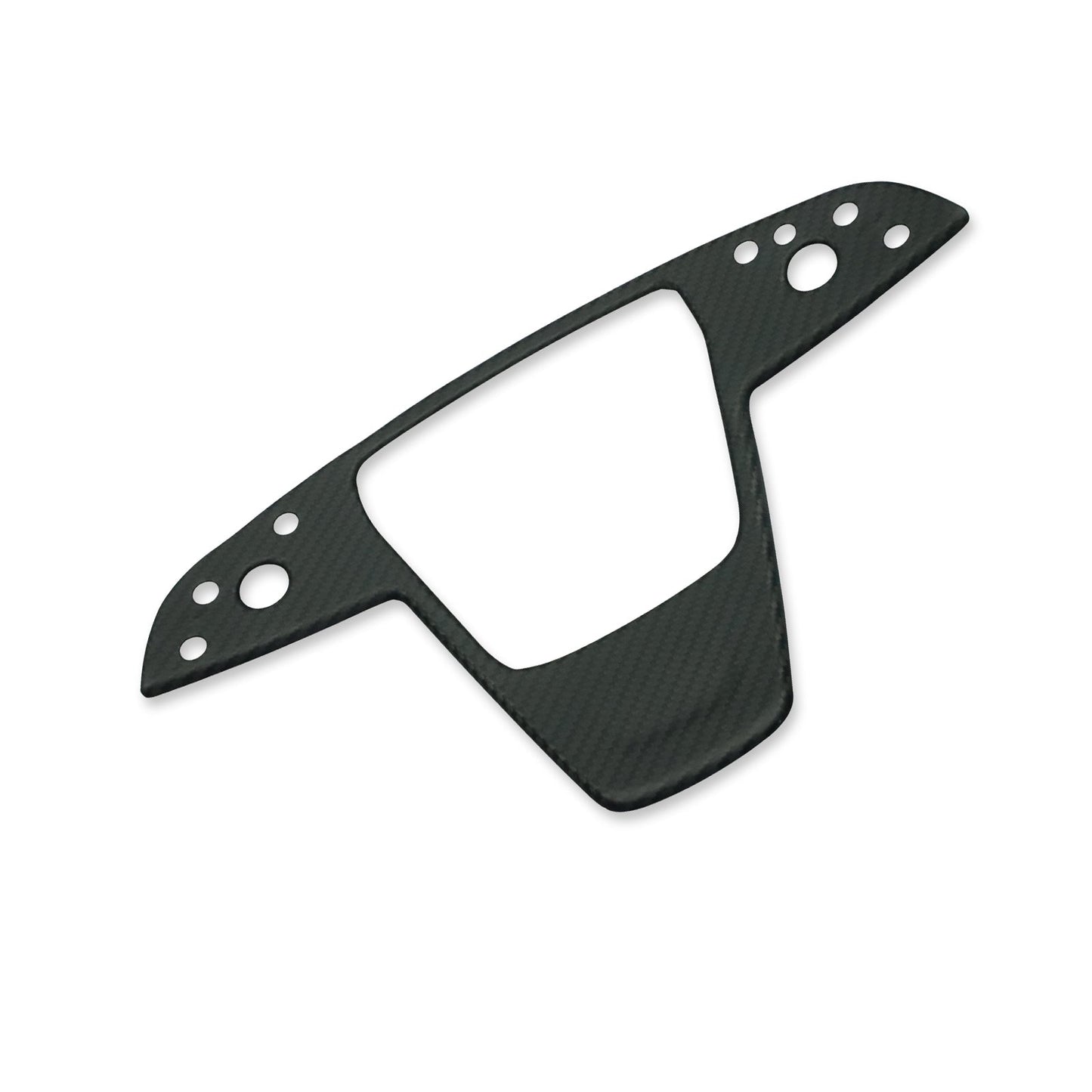 Carbon Fiber Yoke Steering Wheel Trim Panel Cover for Model S/X 2021+