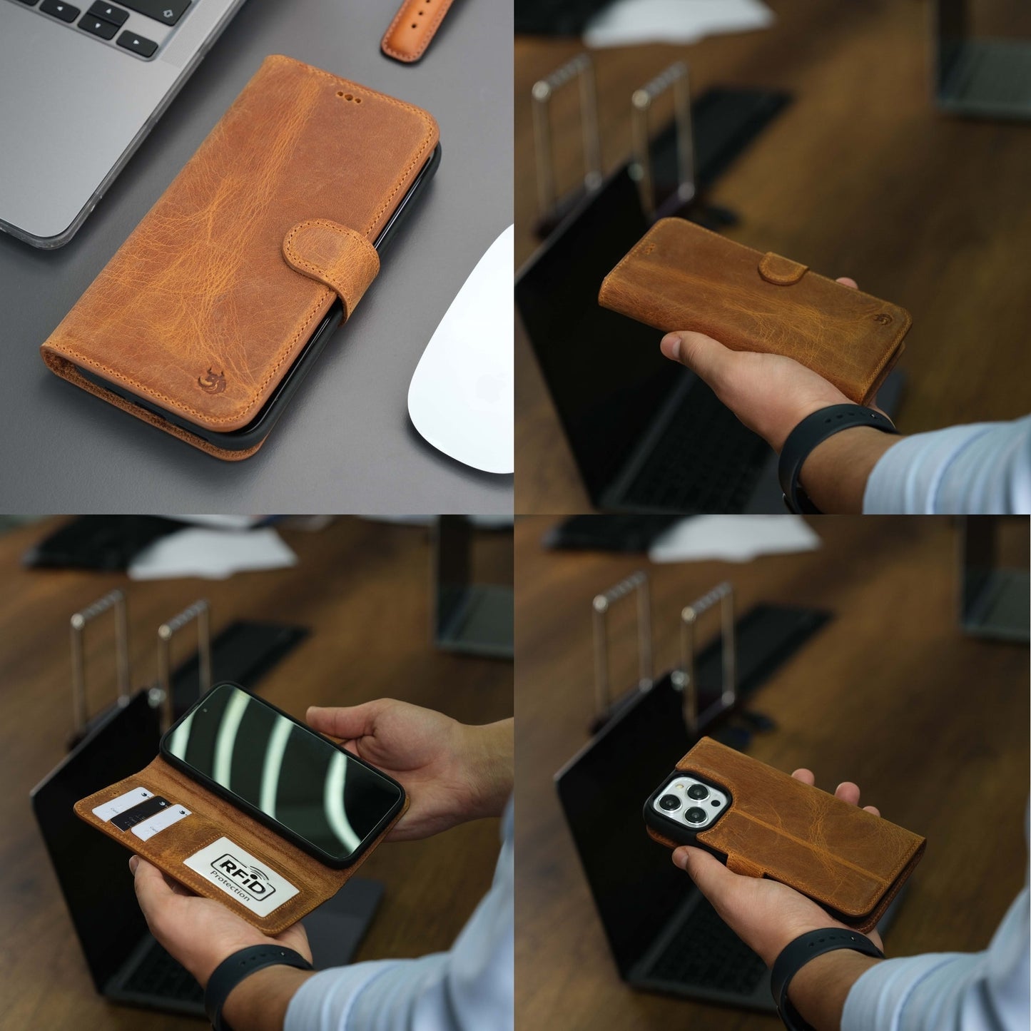 Casper Leather iPhone 14 Pro Max Wallet Case | MagSafe