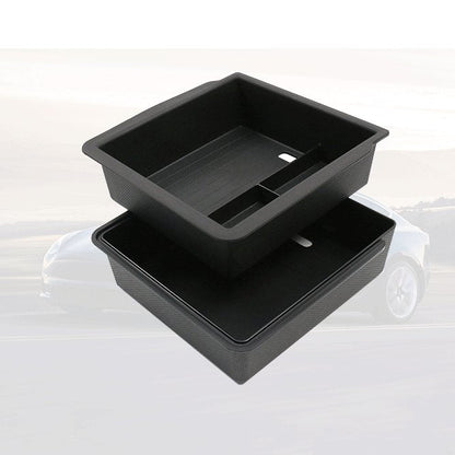 Center Armrest Storage Box Double-Layered for Tesla Model 3 Highland & New Model Y