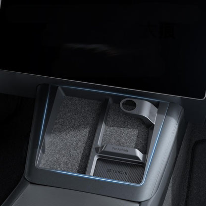 Center Console 3-in-1 Wireless Charging Anti-Slip Organizer for Model Y Juniper & Model 3 Highland