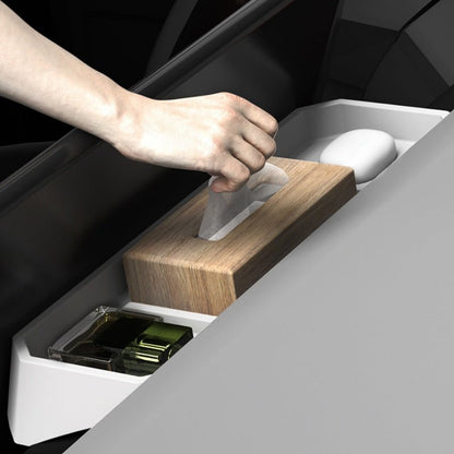 Center Console Behind Screen Storage Box for Cybertruck