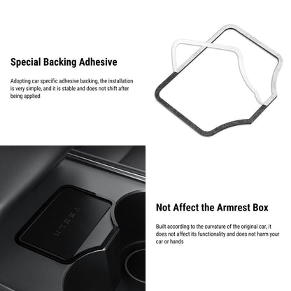 Center Console Card Key Holder for Tesla Model 3 2017-2023.10 & Model Y 2017-2024