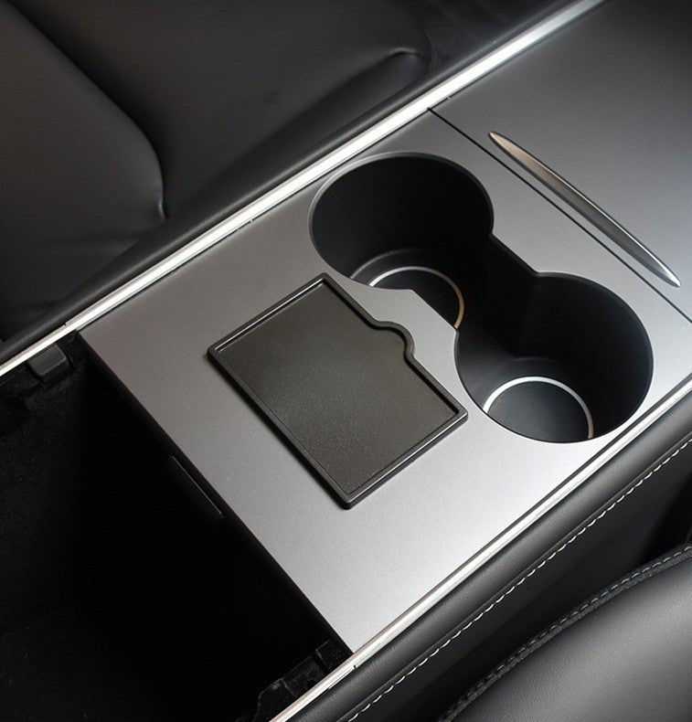 Center Console Card Key Holder for Tesla Model 3 2017-2023.10 & Model Y 2017-2024