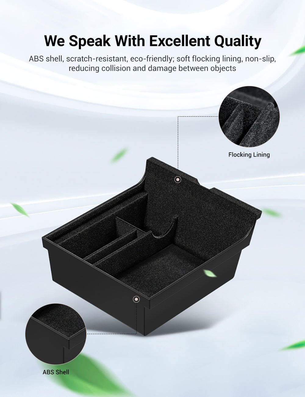 Center Console Tray for Tesla Model 3 & Model Y